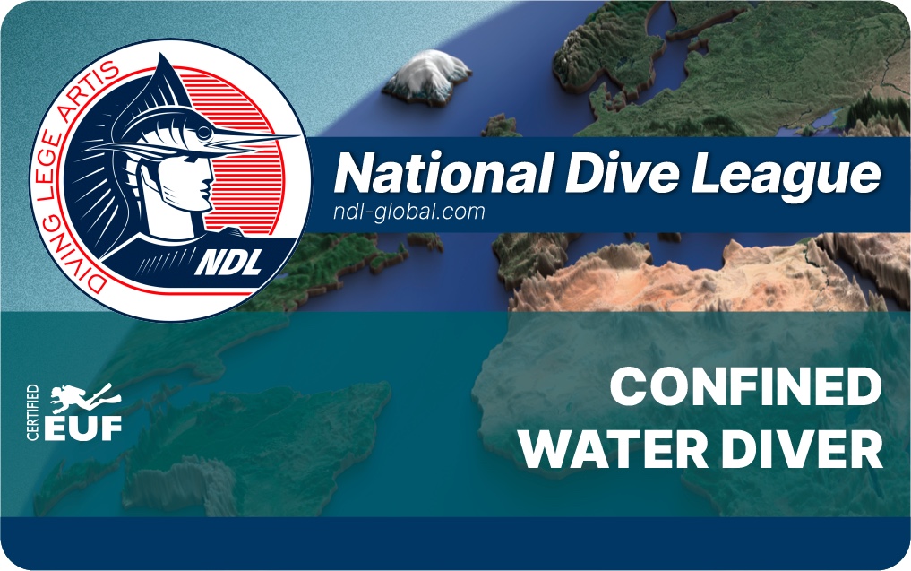Курс обучения дайвингу NDL Confined Water Diver
