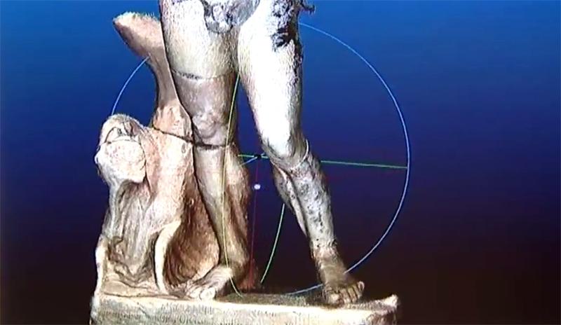 Мраморный пазл – на дне реки найдена недостающая часть статуи