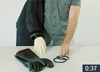 Альтернативная установка сухих перчаток на SLT