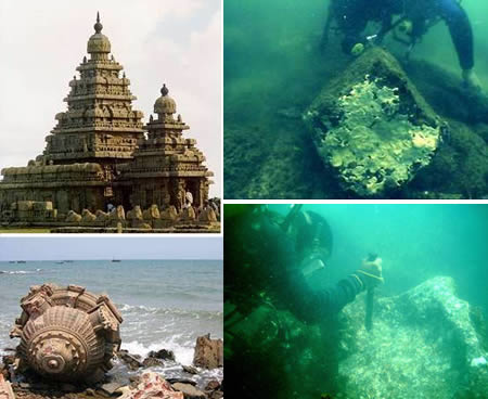 Затонувшие храмы Махабалипурам (Индия)