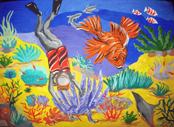 I Всероссийский Интернет конкурс детского рисунка «Подводный мир моими глазами». Итоги 2-го этапа.