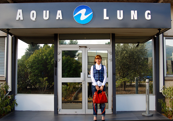 Поездка победительницы «Бонусной программы Aqua Lung» во Францию