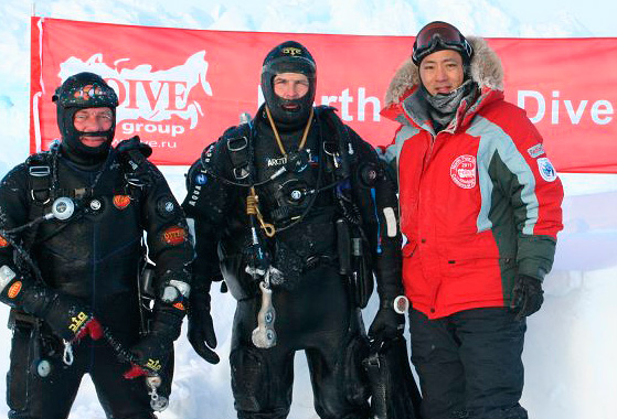 Завершилась экспедиция Группы RuDIVE на Северный полюс