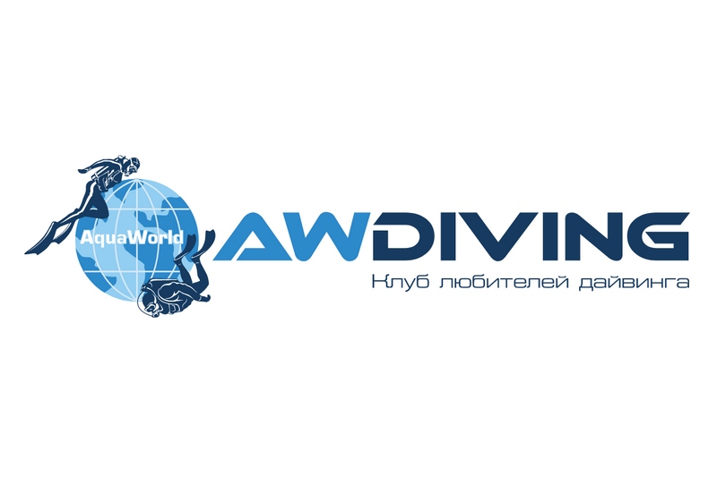 Логотип Aqua World Diving club