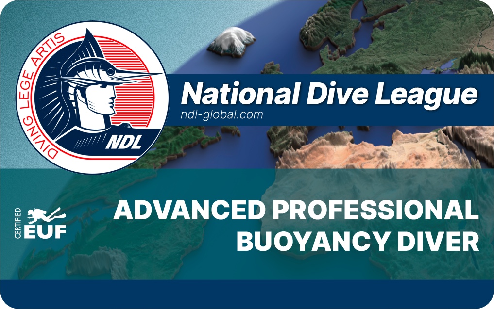 Курс обучения дайвингу NDL Advanced Professional Buoyancy Diver