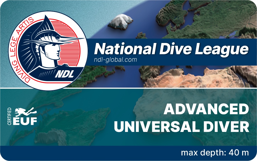 Курс обучения дайвингу NDL Advanced Universal Diver