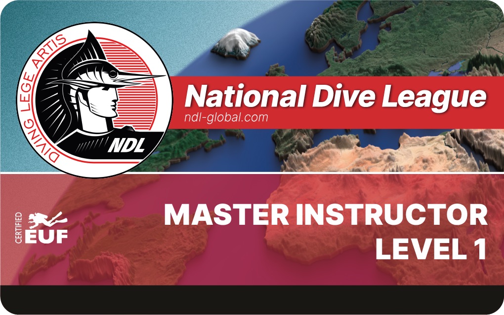 Профессиональный курс обучения дайвингу NDL  Master Instructor Level 1