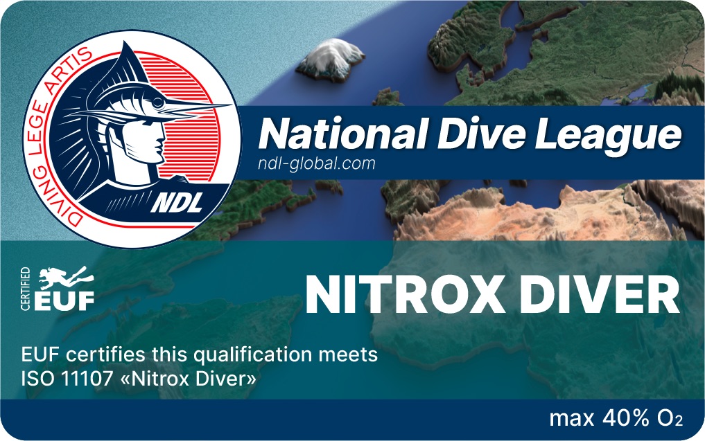 Курс обучения дайвингу NDL Nitrox Diver