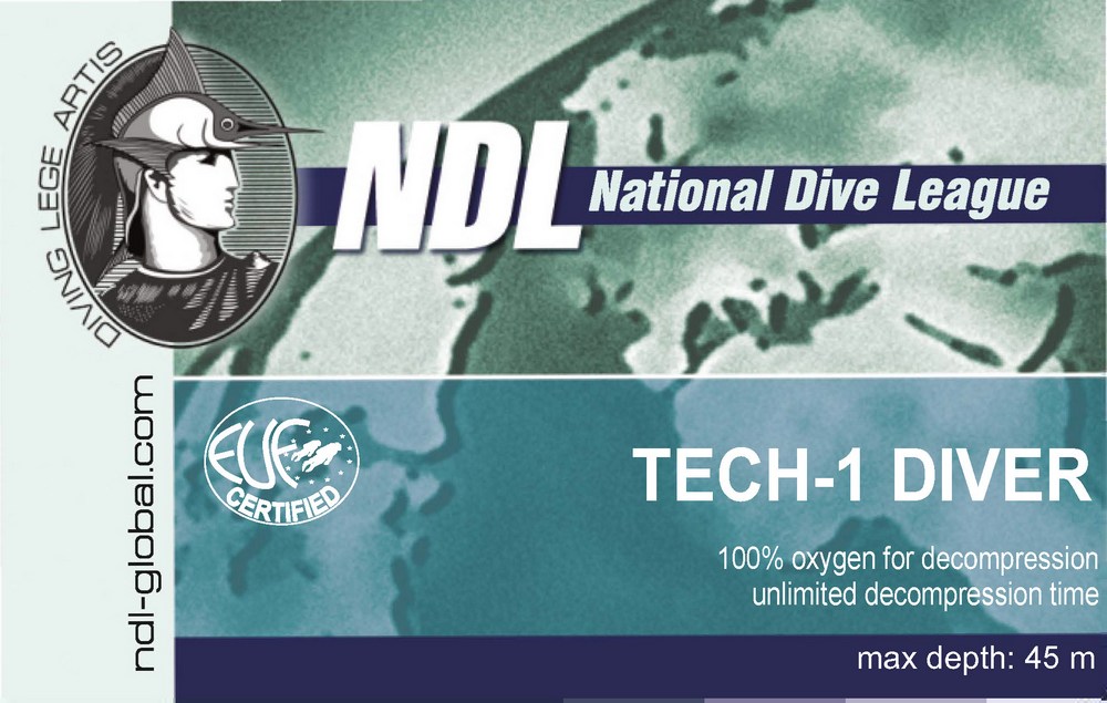 Курс технического дайвинга NDL Tech-1 Diver