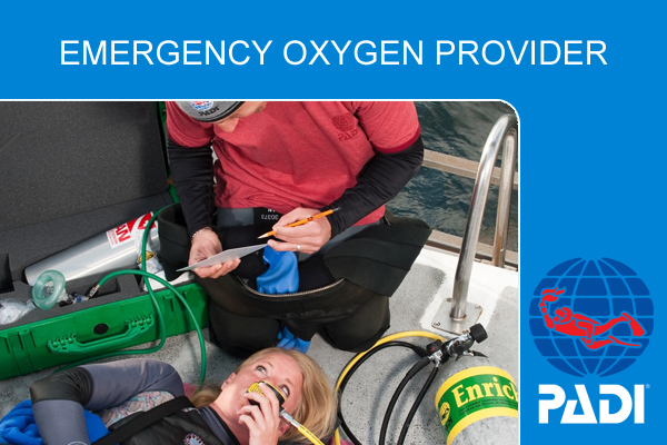 Курс обучения дайвингу PADI Emergency Oxygen Provider