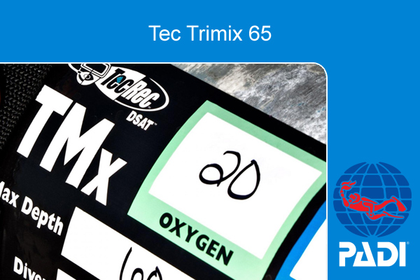 Tec Trimix 65 PADI