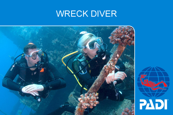 Курс обучения дайвингу PADI Wreck Diver