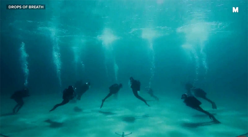 Впервые на подводной сцене – танцуют дайверы