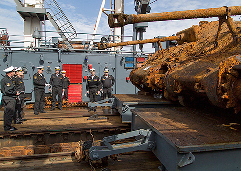 Три танка «Шерман» подняты со дна Баренцева моря