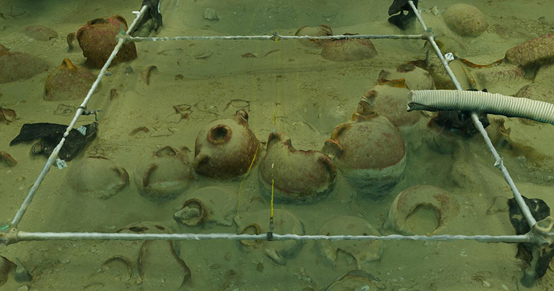 Подводные раскопки на глубине 110 метров