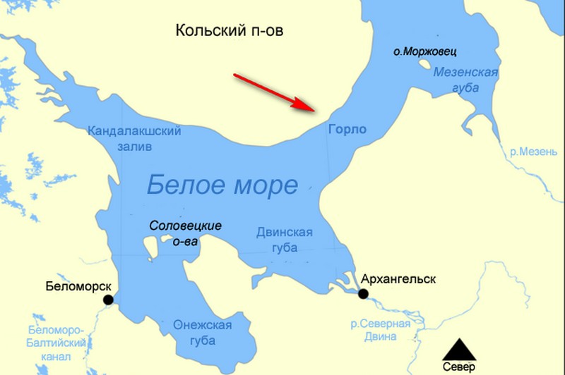 Больше десятка затонувших кораблей найдено в Белом море