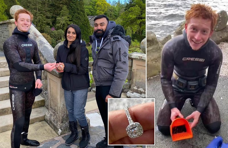 Фридайвер нашел кольцо на дне самого большого в Англии озера