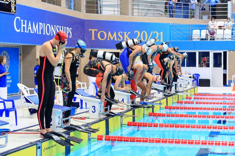 Чемпионат мира по плаванию в ластах и спортивному дайвингу в Томске