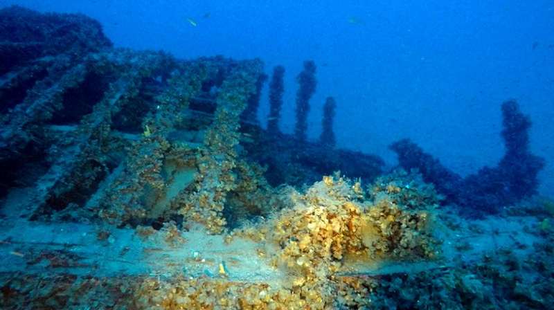 Неизвестный корабль найден у берегов Греции