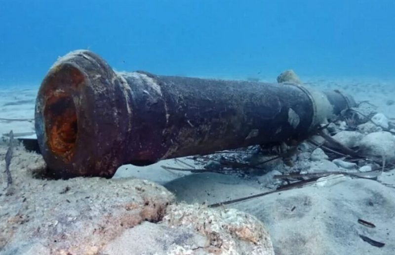 На дне моря найдены пушки греческих революционеров