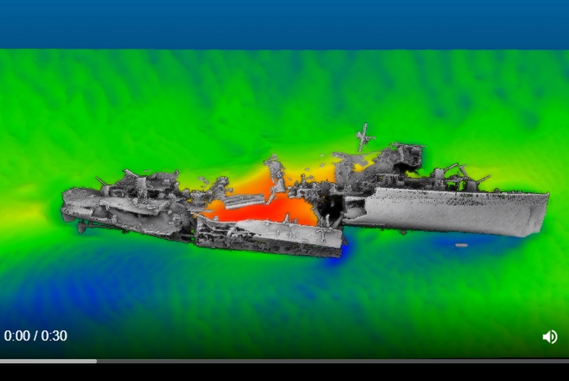 Опубликованы новые 3D-изображения затонувших кораблей Дюнкерка