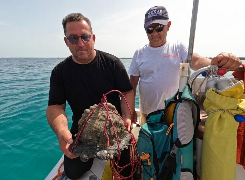 Найденный на дне шлем может привести археологов к затонувшему кораблю