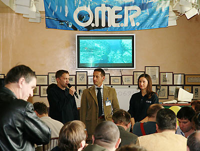 Подводная охота - лидер команды Team O.ME.R. Марко Барди в Москве