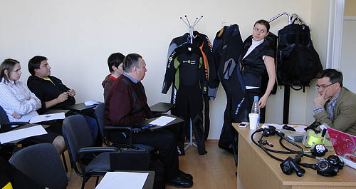 Технические семинары Aqua Lung и OMERSUB S.p.A. в Санкт-Петербурге