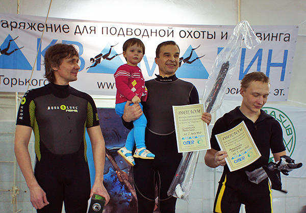 Итоги чемпионата по подводной стрельбе в Кирове