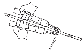 Ружье для подводной охоты O.ME.R. Carbon - Зацеп с сочлененной дужкой